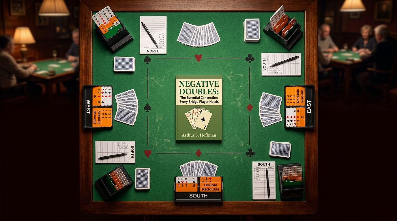 Learn negative doubles: double after partner opens and RHO overcalls. Shows unbid majors, values, and [competitive bi...