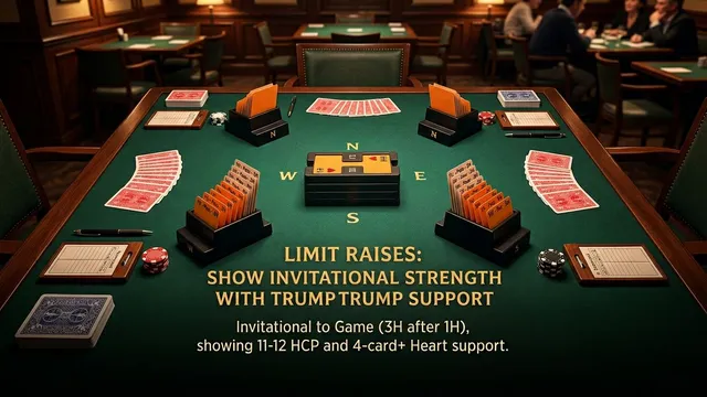 Kroll uses 3♣ over an uninterrupted one-major opening to show a limit raise with exactly three-card support.
