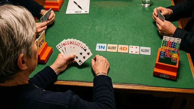 Bridge strategy illustration for texas transfer, jump to 4-level after 1nt for 6-card majors